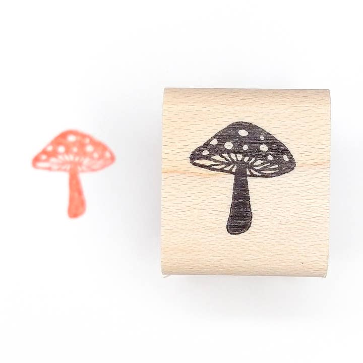 Mini timbro a forma di fungo per la vendita all'ingrosso da parte di Peppercorn Paper