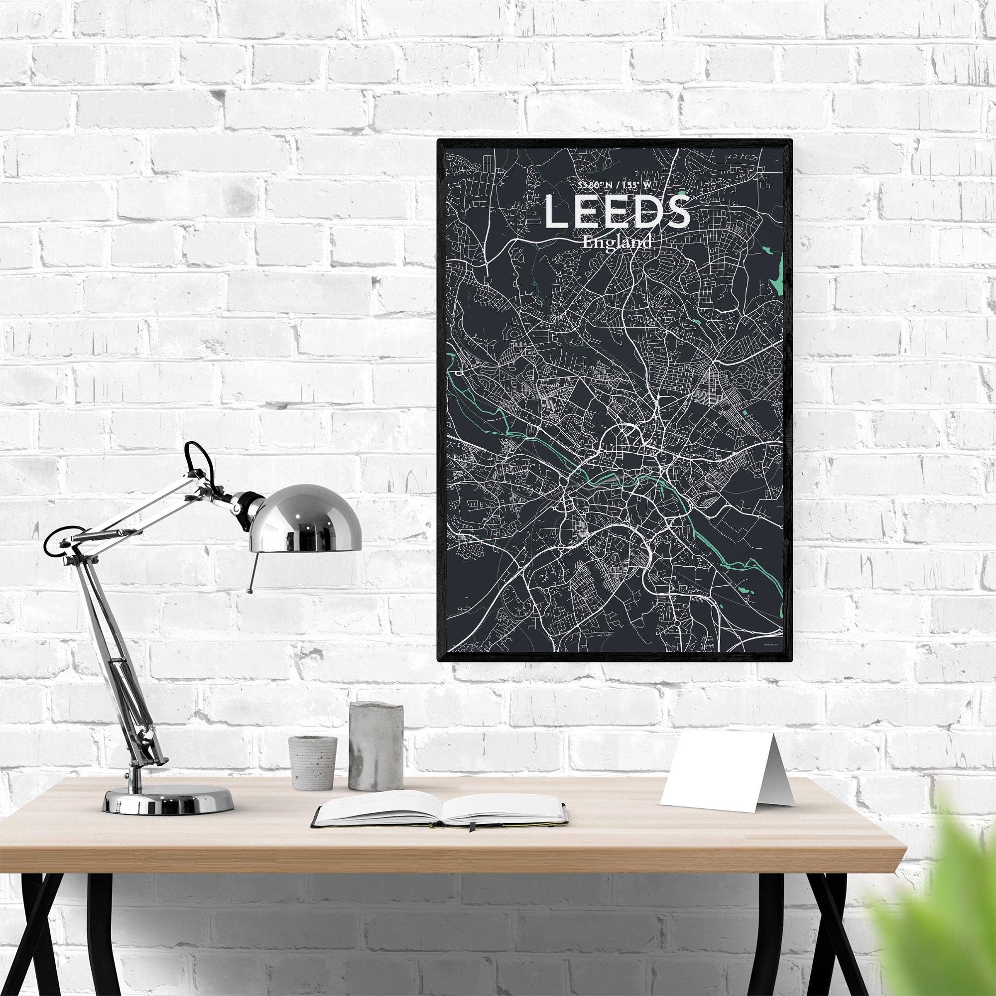 OurPoster.com – wholesale Poster – Leeds karta affisch243