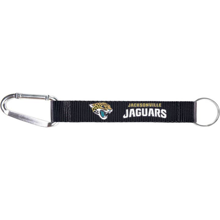 NFL Jacksonville Jaguars Carabiner Lanyard Keychain for wholesale by Aminco USA