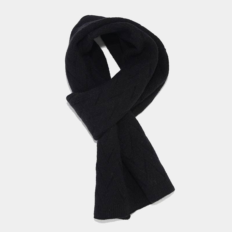 Dipped Shop - Wholesale Winter Accessory Set - Women's - 3PCS Solid Color Twist Hat & Scarf Sets DPHS03443