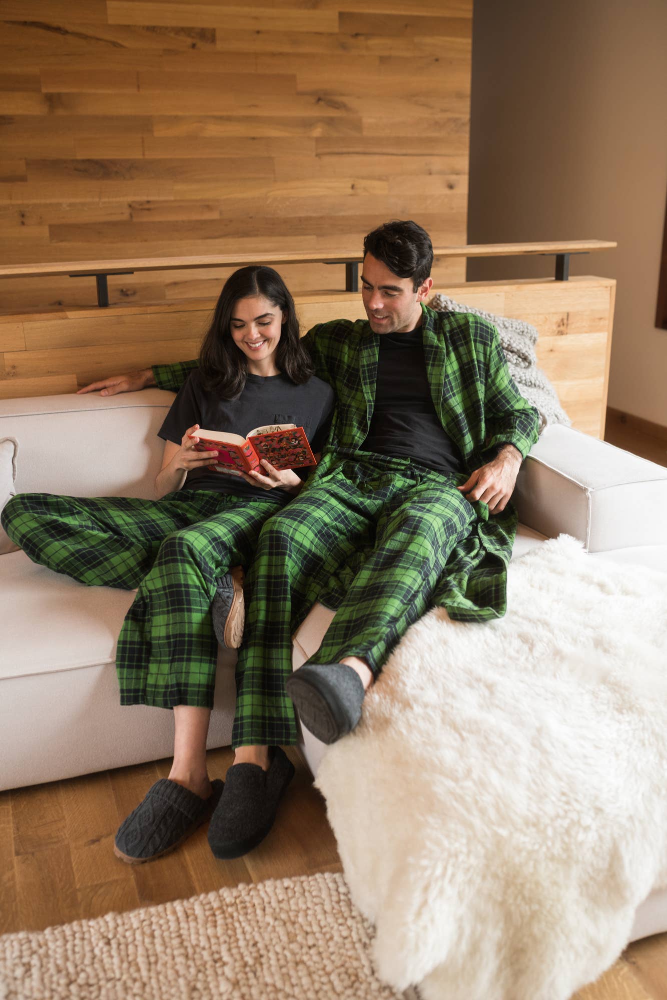 Leveret Pajamas - Wholesale Robe - Men's - Mens Flannel Robe for Winter6