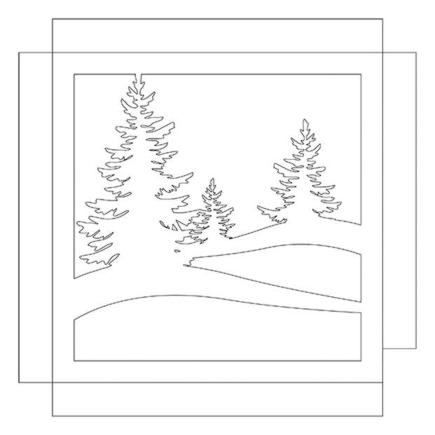 URSUS® / Buntpapierfabrik Ludwig Bähr GmbH & Co. KG - Wholesale DIY Craft Kit - Shadow Box “Christmas tree”3