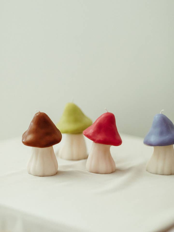 Magic Mushrooms Scented Soy Candle for wholesale by Lolitas Candle Co