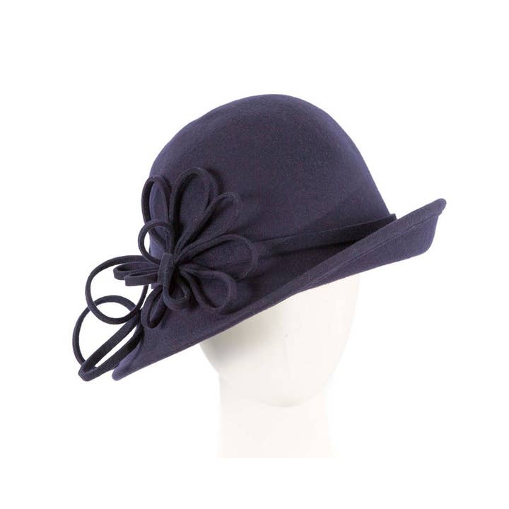Max Alexander by Cupids Millinery Melbourne - Venta al por mayor Sombrero cloche - Mujer - Sombrero tipo cloche de fieltro de moda invernal de Max Alexander