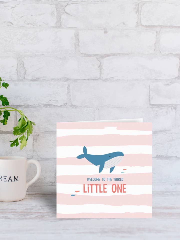 Bem-vindo ao Mundo Little One | Novo Cartão Bebé por atacado de KDee Designs