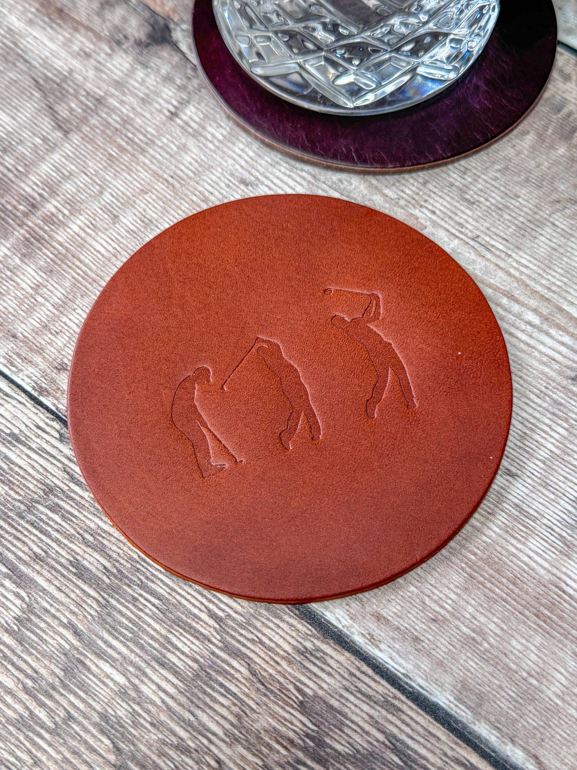 Parkin & Lewis - Wholesale Coasters - Leather Golf Coaster5