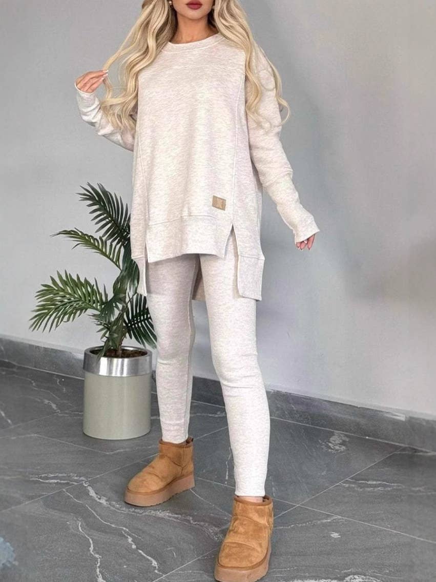 Sweater And Leggings Oversized Sweatshirt With Leggings Leggings