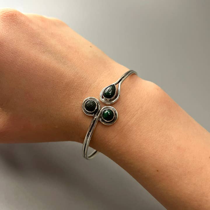 VIE - Wholesale Cuff Bracelet - Silver Plated Adjustable Cuff Bangle53