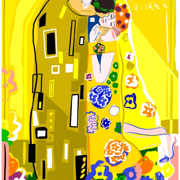 Tirage Fine Art - "Le baiser" - Jean-Philippe Henric pour la vente par Atelier Contemporain