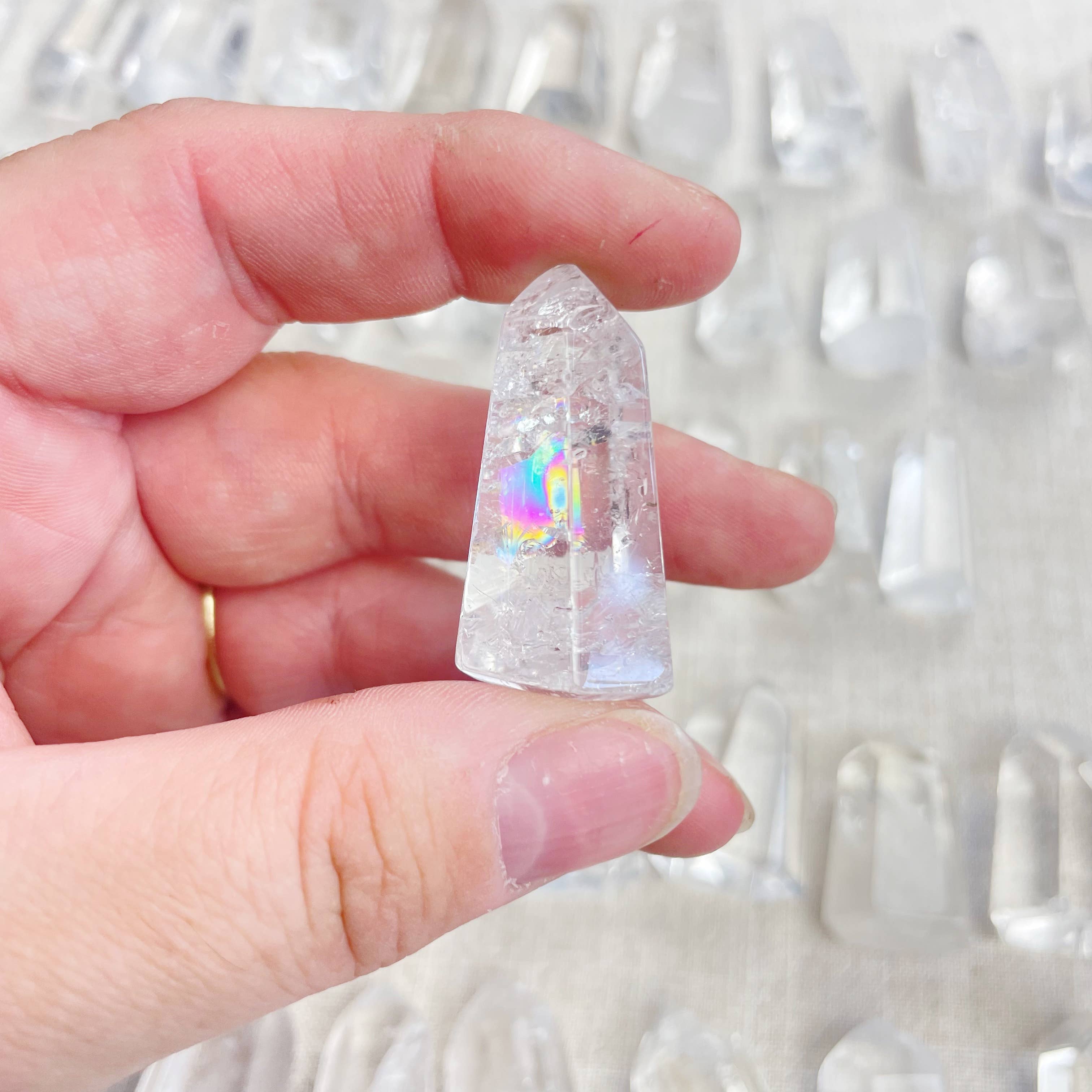 Ewelina Pas Jewelry - Wholesale Spirituele steen/kristal - Mini heldere kristalkwarts torens7