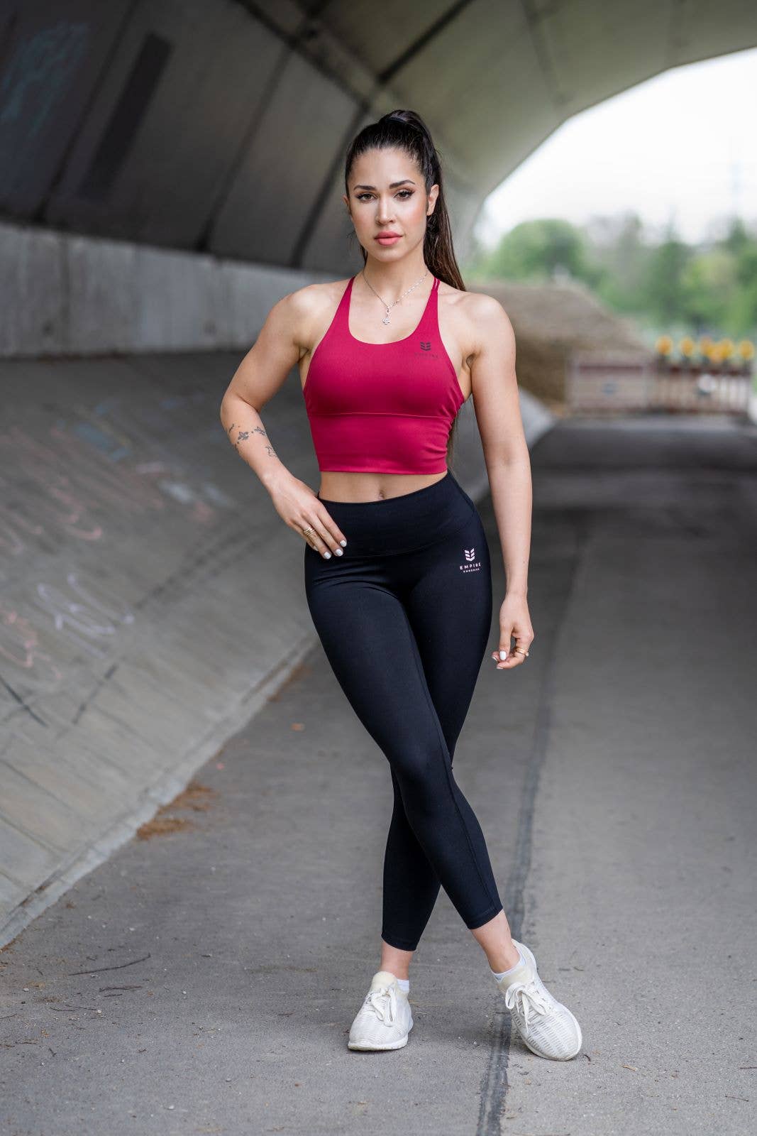 Empire Embodied - Vente Legging de sport/d'intérieur – femme - Leggings gainants 7/8 pour yoga et sport9