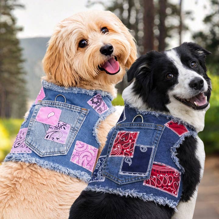 Bandana Harness for wholesale by Heads or Tails Pup