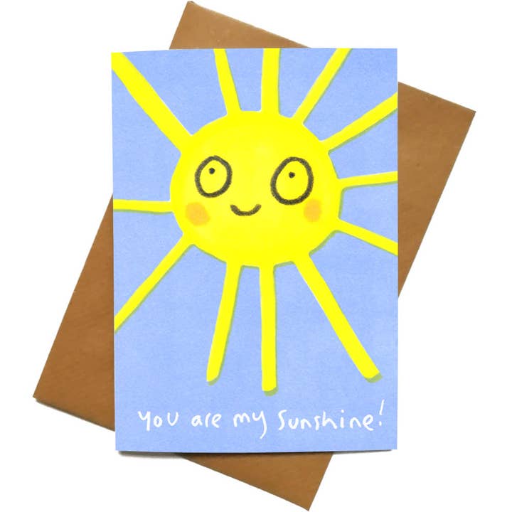 You Are My Sunshine Card for wholesale by Jo Clark Design