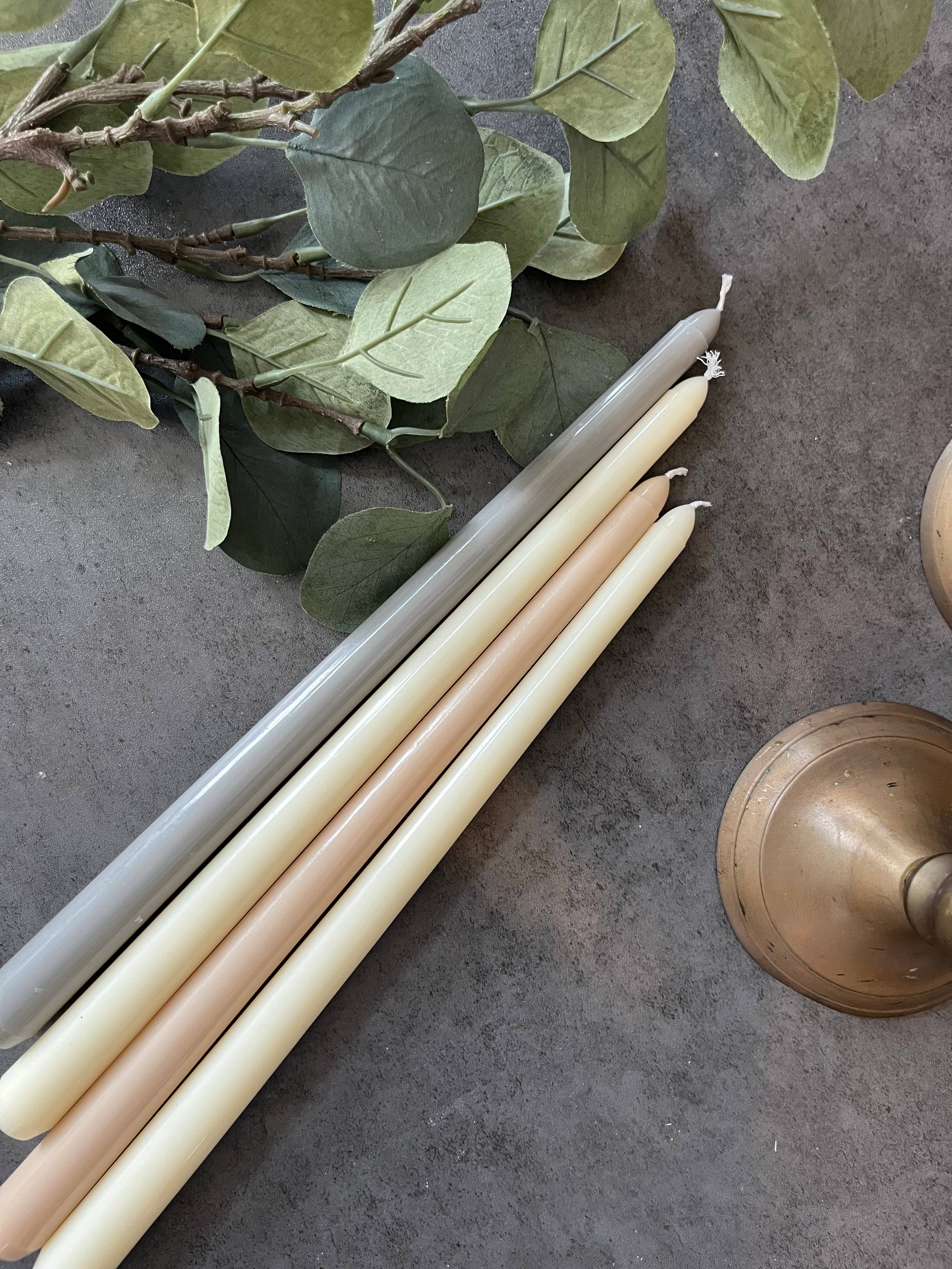 Acute Designs - Wholesale Taps toelopende kaars/kandelaar - Set van vier taps toelopende kaarsen, kandelaars, vakantie-, boho-decor4