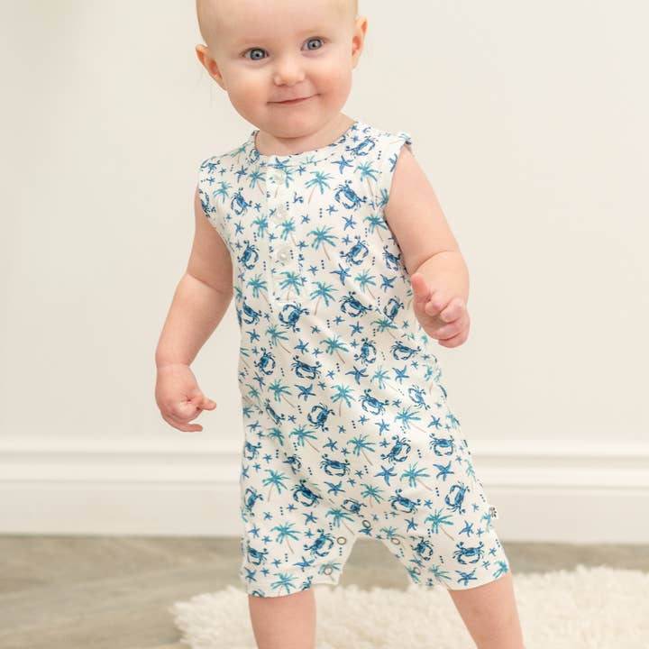 Tank Romper - Beach Days für den Großhandel von Sweet Bamboo