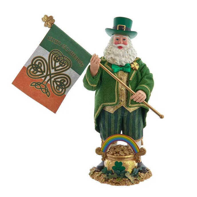 11" Fabriche Musical Irish Santa W/Flag and other Purchase Wholesale irish. Free Returns & Net 60 Terms on Faire trending on Faire.