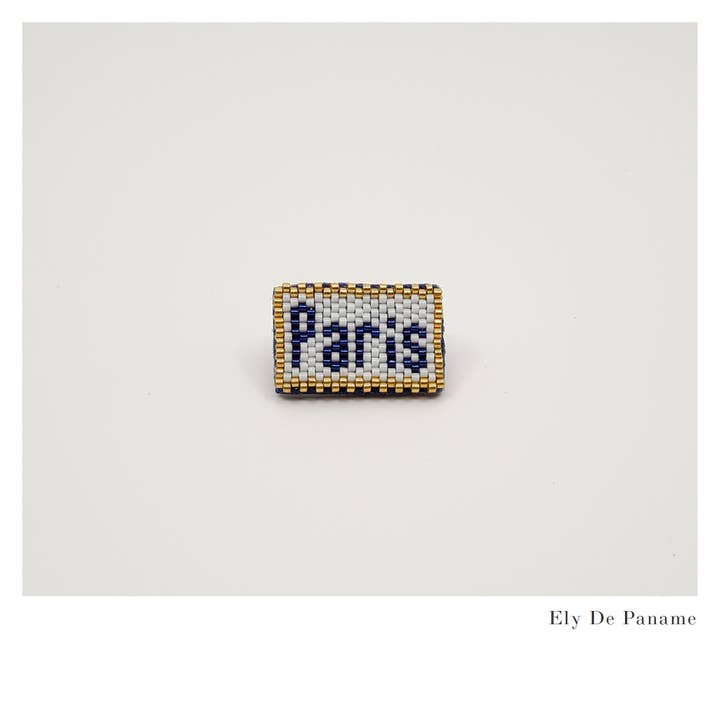 Brooch in the name of your favorite cities for wholesale by Ely De Paname