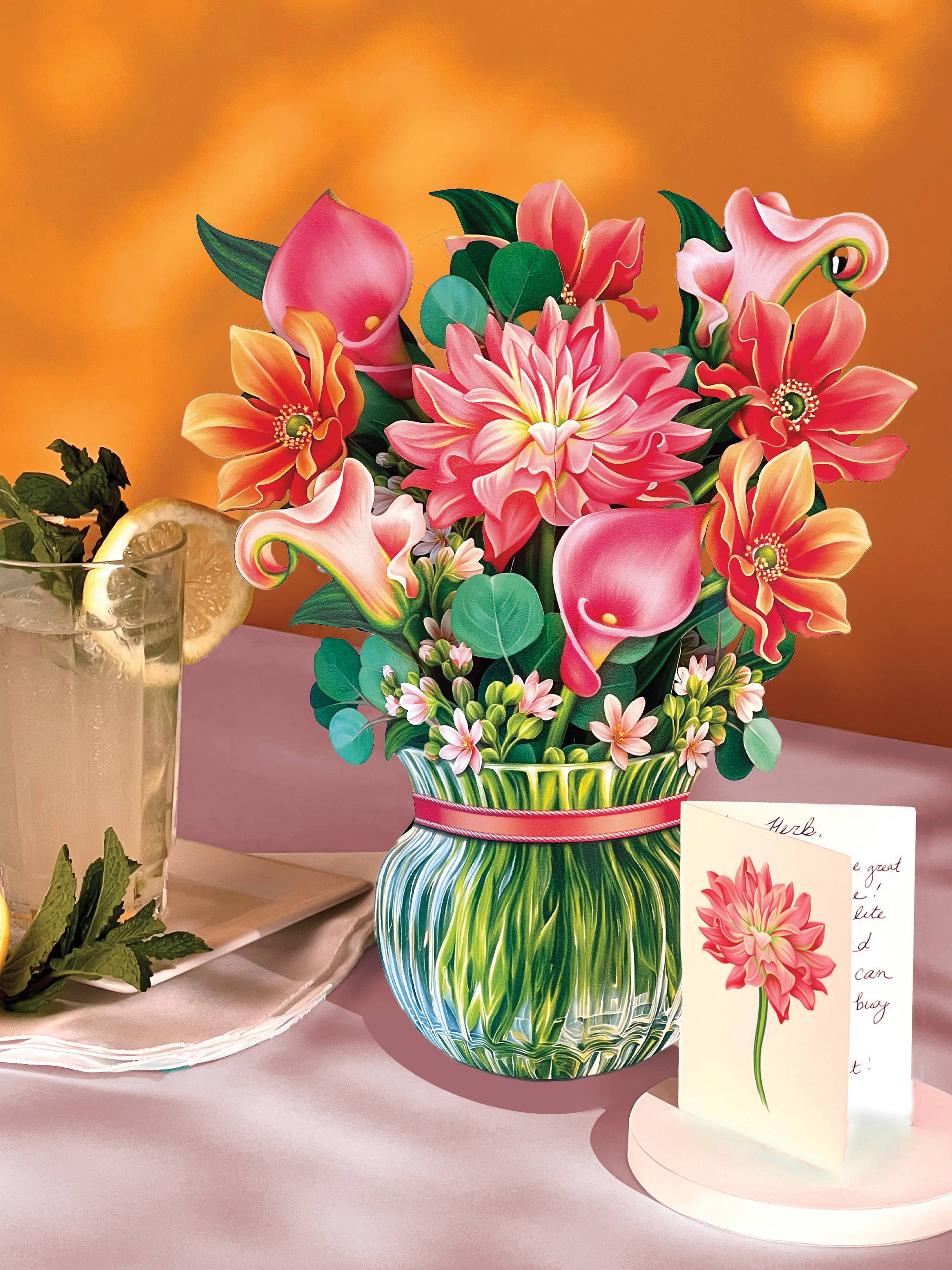 FreshCut Paper LLC – wholesale Everyday greeting card – Dear Dahlia (8 Pop-up Greeting Cards)1