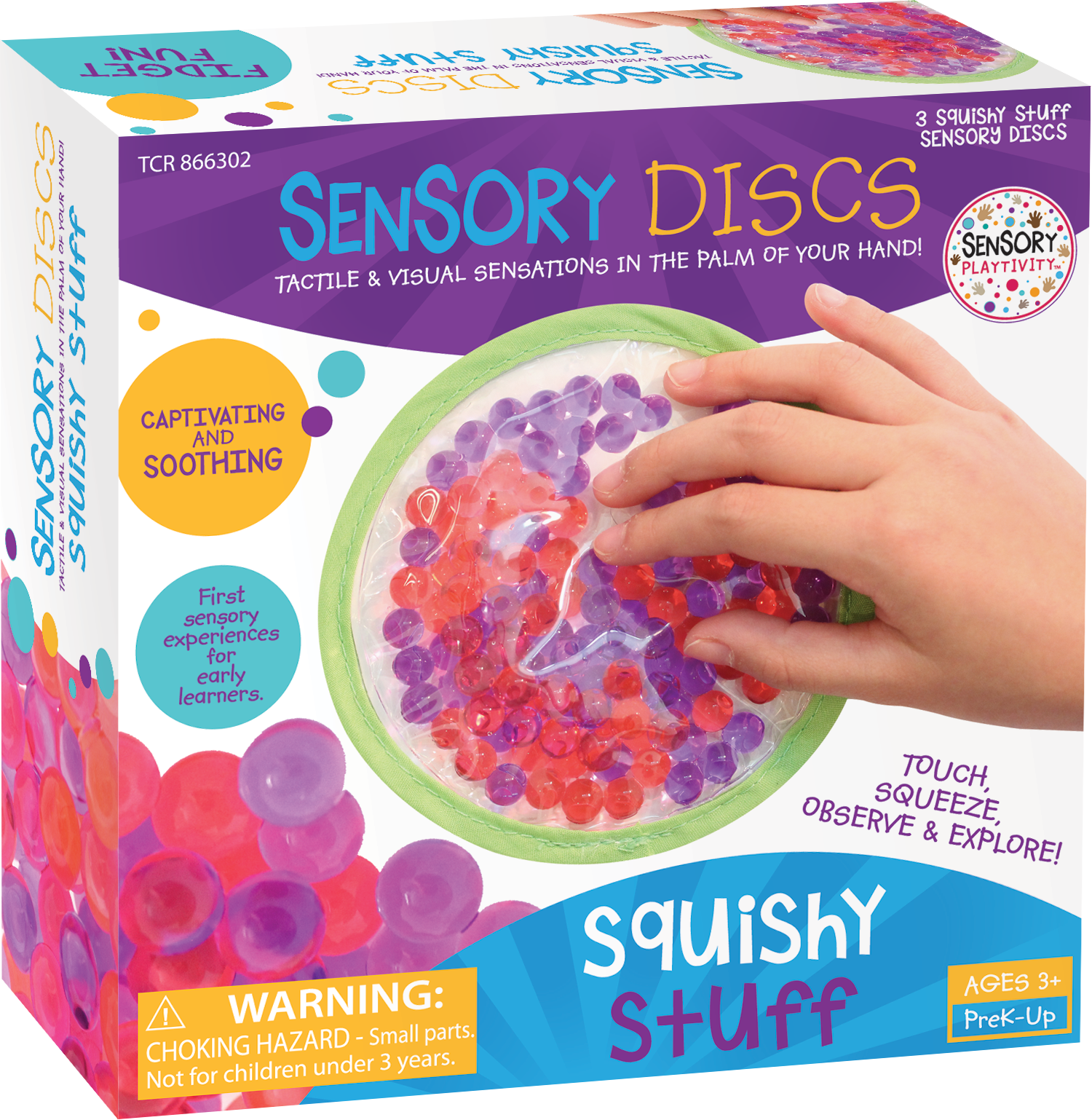 Teacher Created Resources – Großhandel Fidget Toy – Kinder – Sensory Playtivity™ Sensorische Scheiben: Matschiges Zeug0