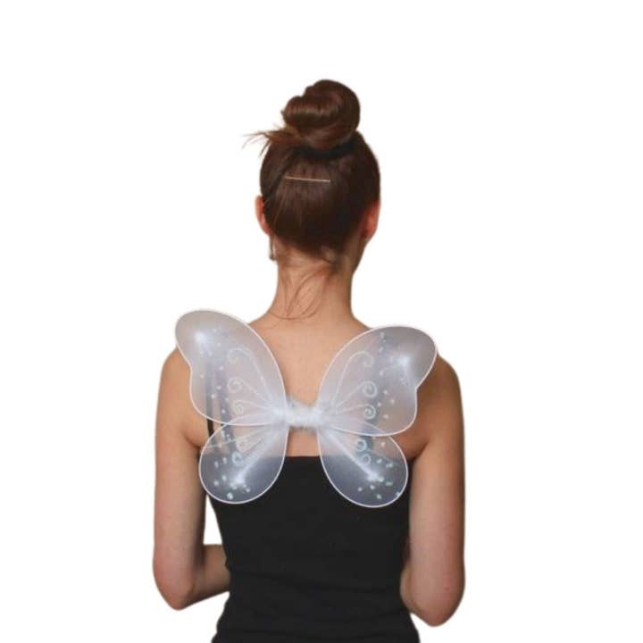 Topkids Accessories – wholesale Utklädningsdräkter – Barn – Ängelvingar Fairy Butterfly Pixie Tinkerbell Maskeraddräkt Flickor Klä upp Kostym Baby Småbarn Barn Barn Små Små Mini-Leksaker Fairywings Set Glitter