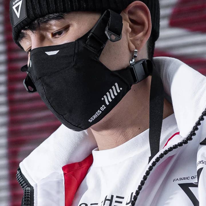 Fabric of the Universe - Wholesale Protective Face Mask/Shield - M-Type 011 Magnetic Face Mask3