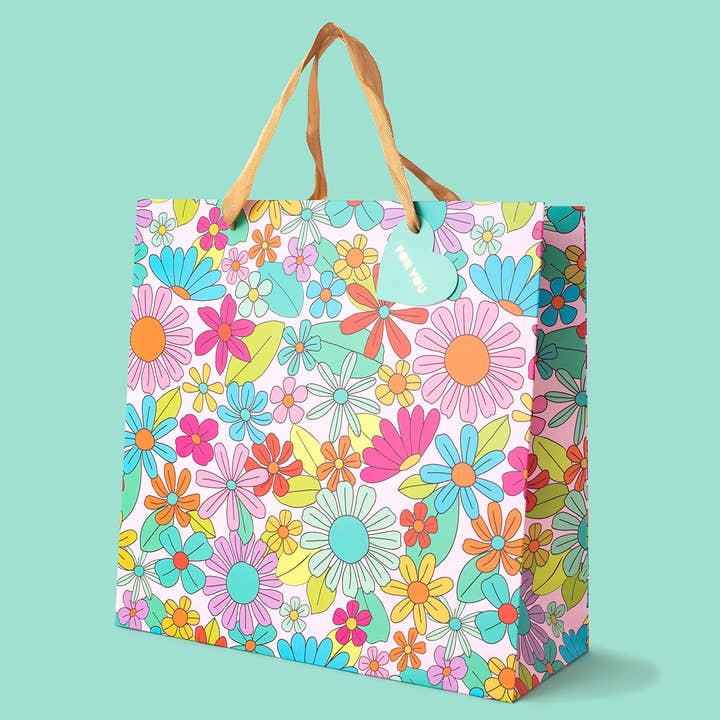 Taylor Elliott Designs - Wholesale Gift Bag - Gift Bags - Flower Garden - Assorted Sizes to Choose From
