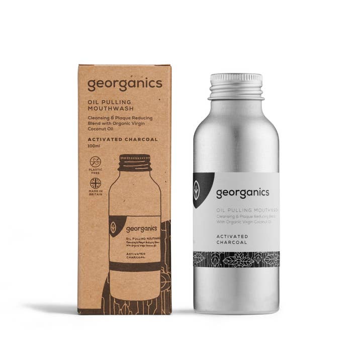 Georganics – wholesale Mouthwash – Oil Pulling Mouthwash - Charcoal1