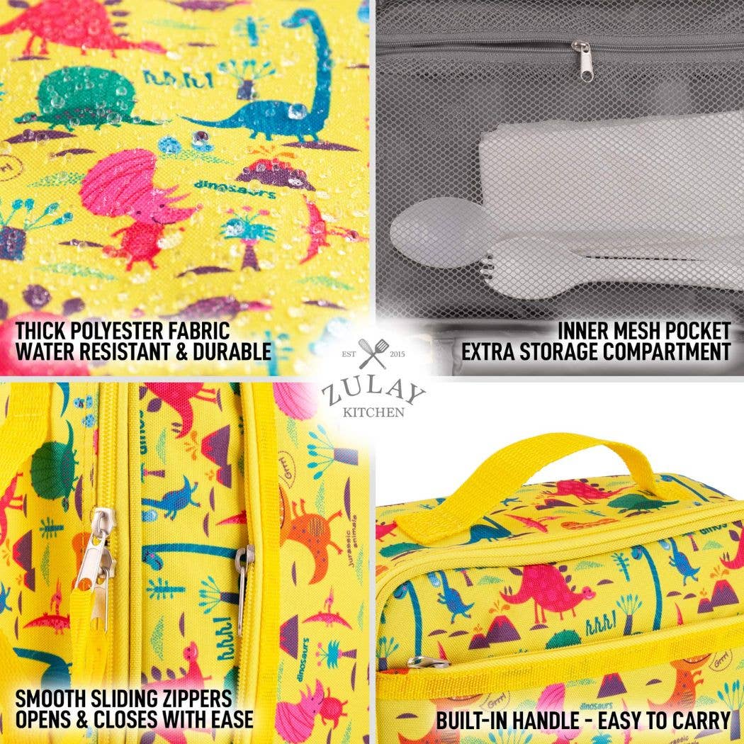 Zulay Kitchen - Wholesale Lunch Bag/Box - Kids - Insulated Lunch Bag With Spacious Compartment3