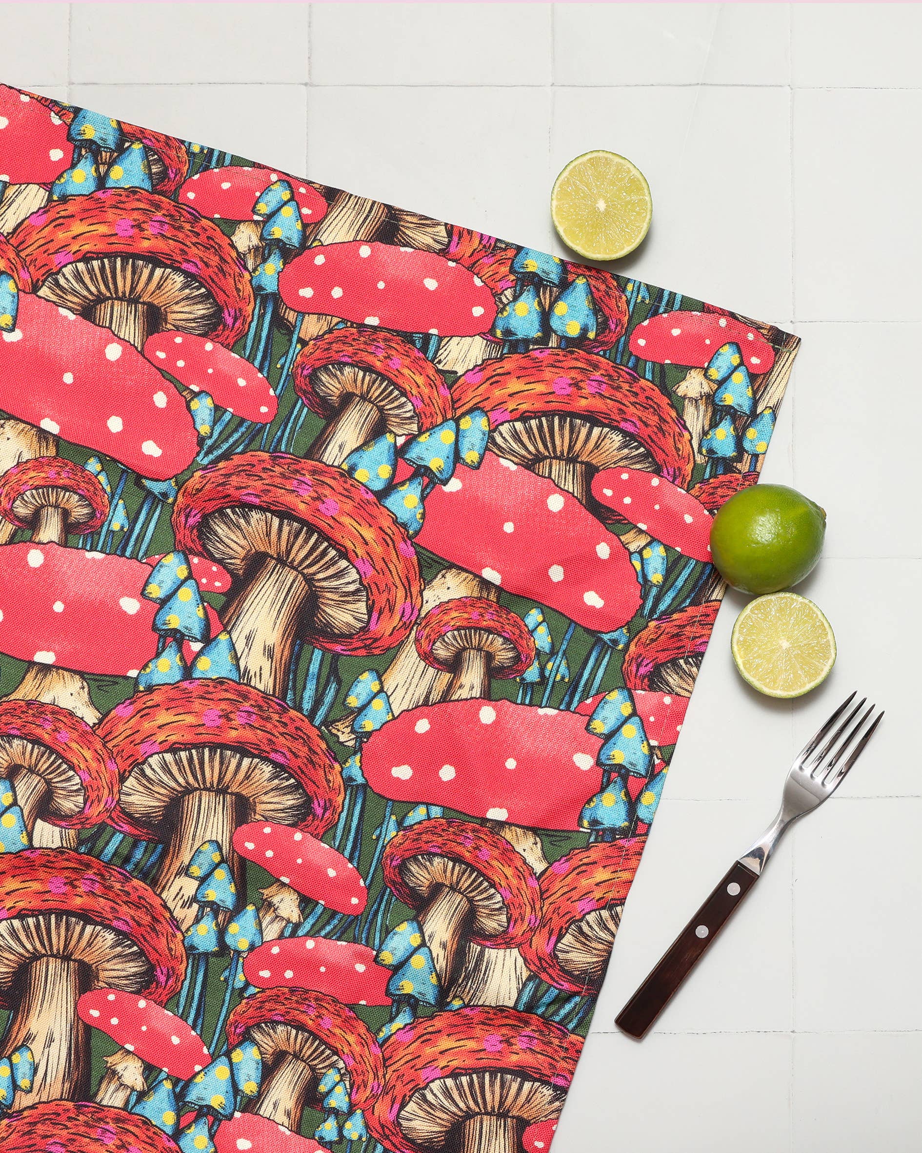 Fawn & Thistle Ltd (US Duties Paid) - Wholesale Tea Towel - Mushroom Tea Towel | 100% Cotton Dish Towel | Funghi8