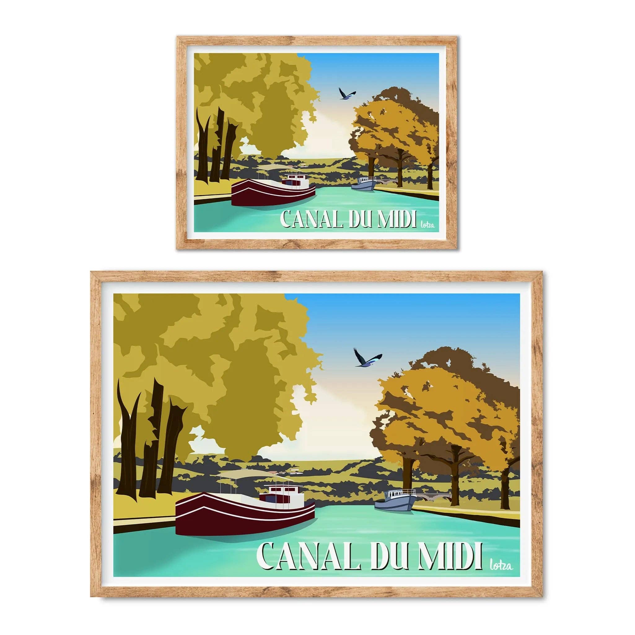 Lotza - Wholesale Poster - Display Canal du Midi3