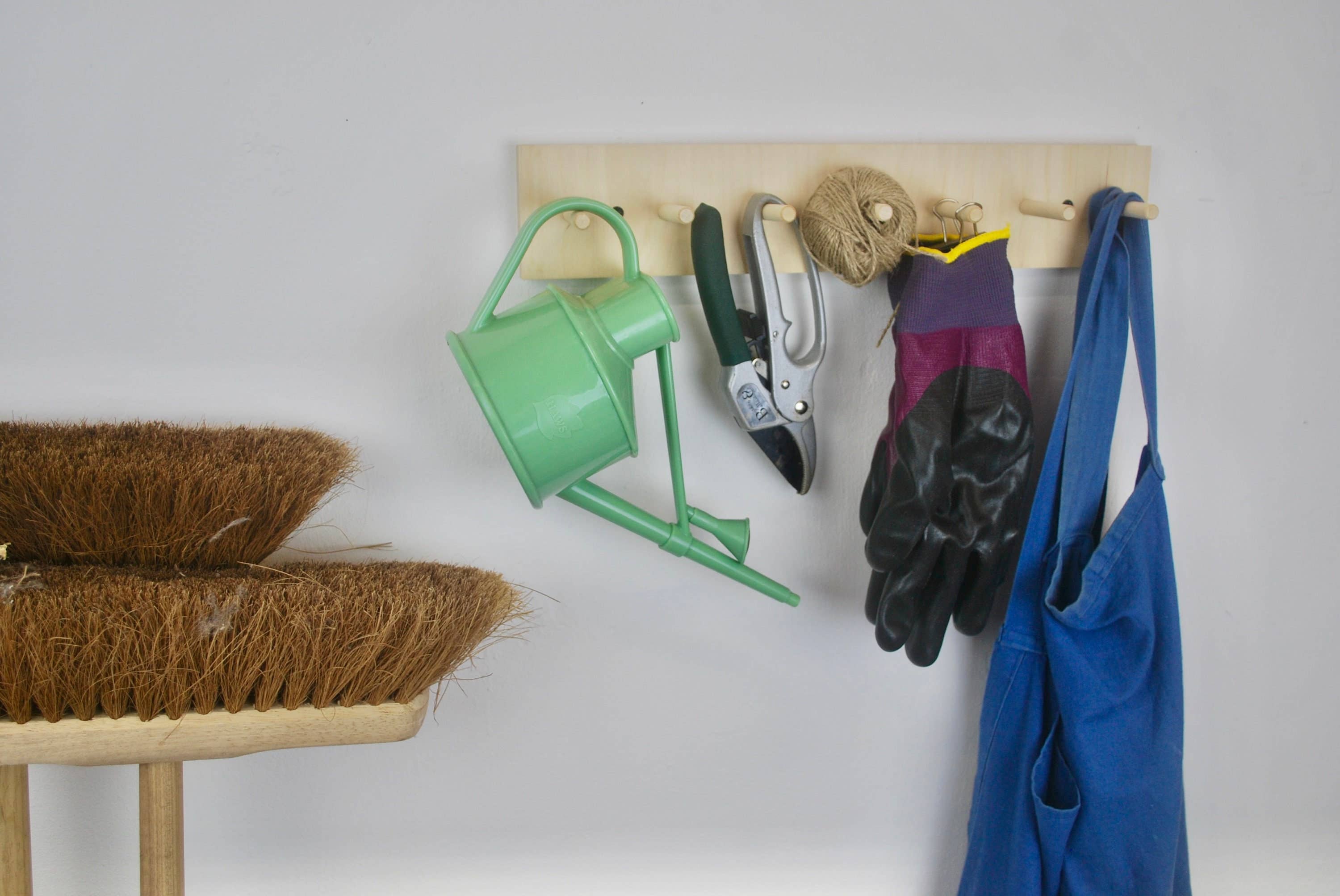 Thread Pegs – wholesale Wall hook – Peg rail in birch ply wood hook hanging rack5