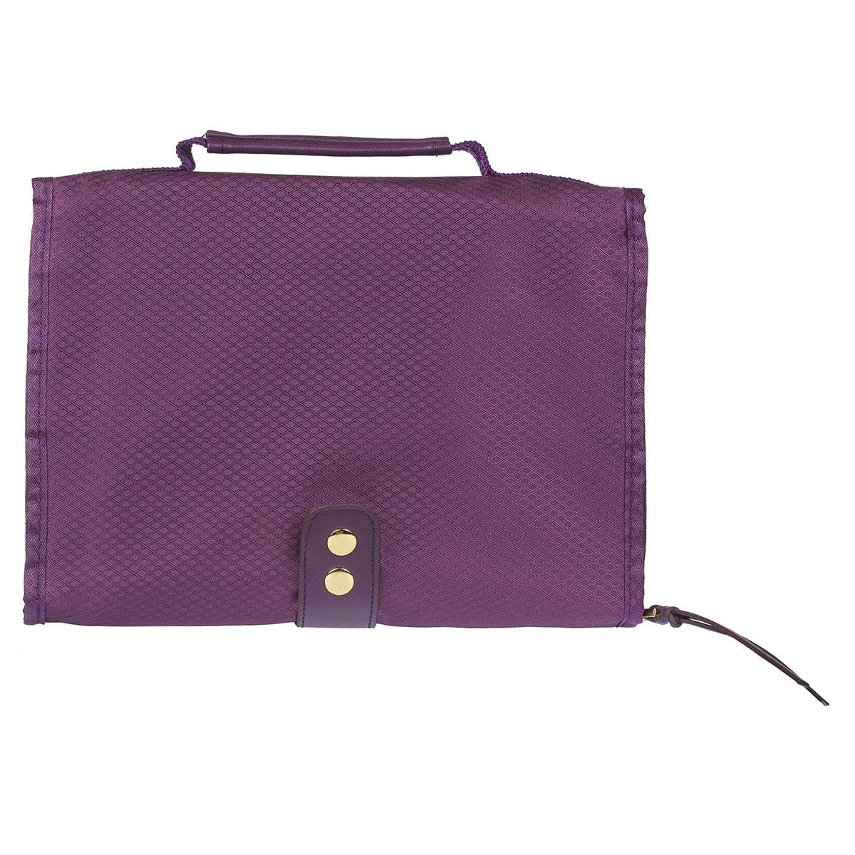 Christian Art Gifts - Wholesale Bible Cover - Bible Cover Organizer Tri-fold Purple Grace Badge1