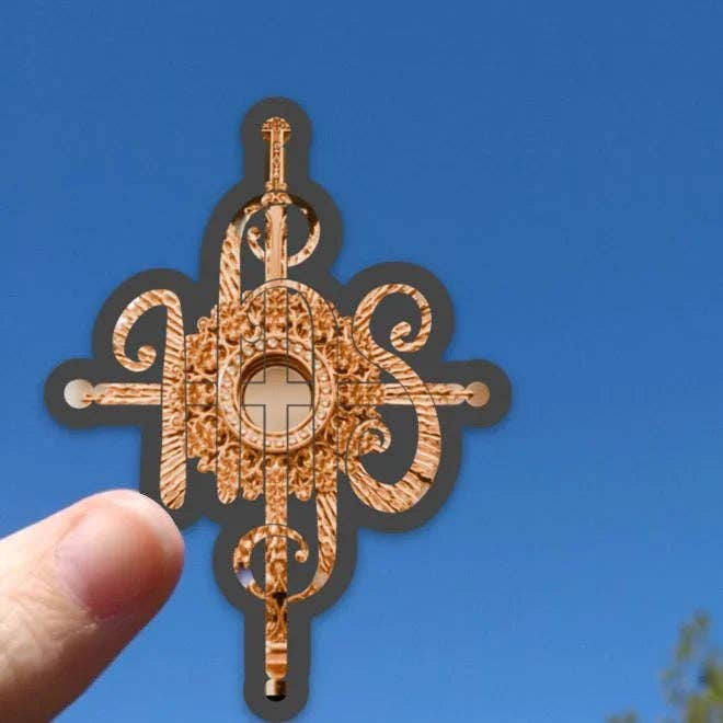 Autocollant IHS Real Presence pour la vente par worthy of Agape