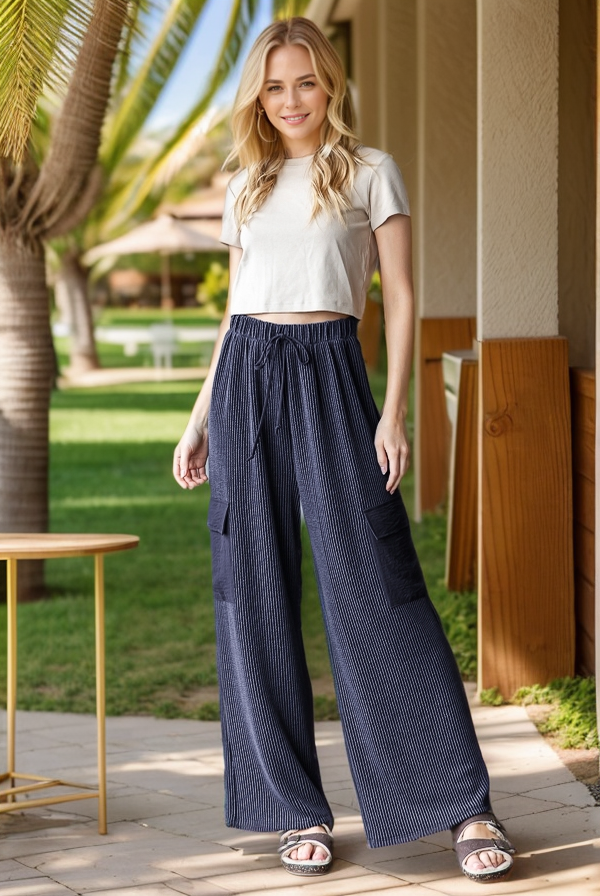 HEIMISH - Wholesale Pants - Women's - EP6780-10 SOLID URBAN RIBBED CASUAL PANTS14