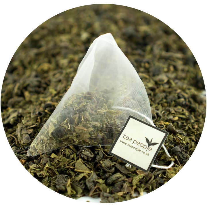 Tea People – wholesale Tepåsar – Marockanska mynta - 50 Pyramid Refill Pack