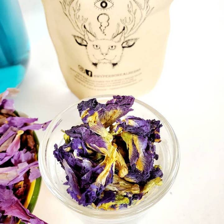 Hyper Boreal Herbs - Wholesale Loose Tea - Blue Butterfly Tea - Blue Lotus Flower - Organic Loose Leaf Herbal Blend