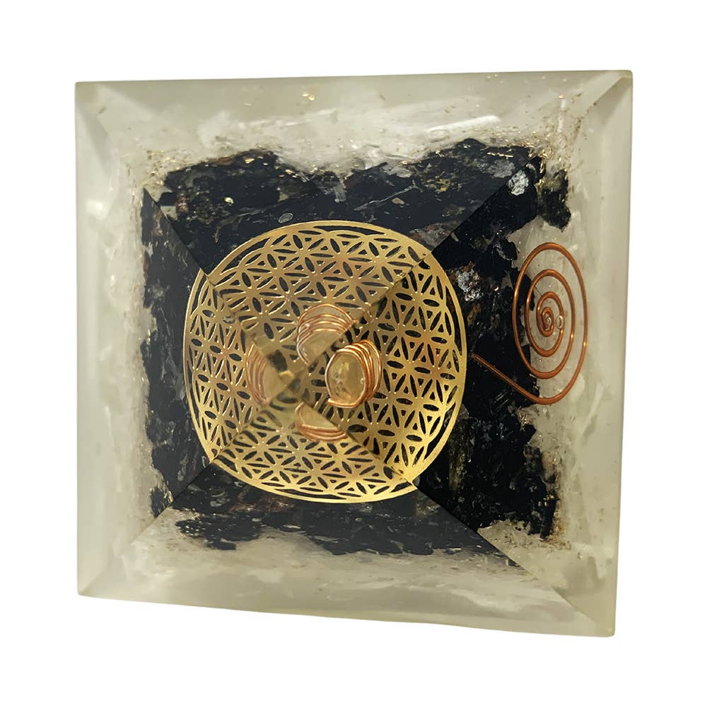 VIE - Wholesale Spiritual Stone/Crystal - Orgone Reiki Healing Pyramid - Energy Cleansing, 7.5cm27