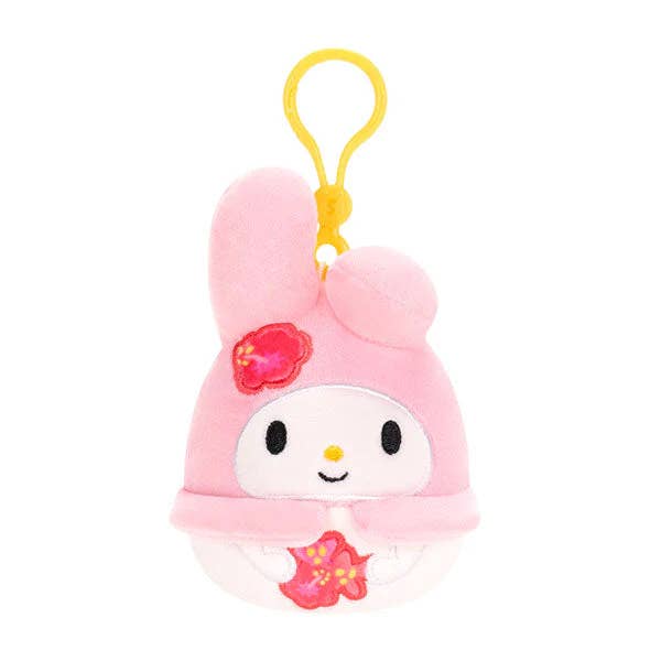 Squishmallow Plush Sanrio Tropical My Melody 3.5" Clip for wholesale by Authentic Street Signs