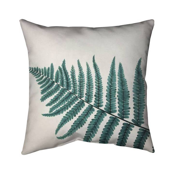 Beautiful Fern Exotic Bedroom Pillow - Floral & Botanical for wholesale by BEGIN HOME DECOR