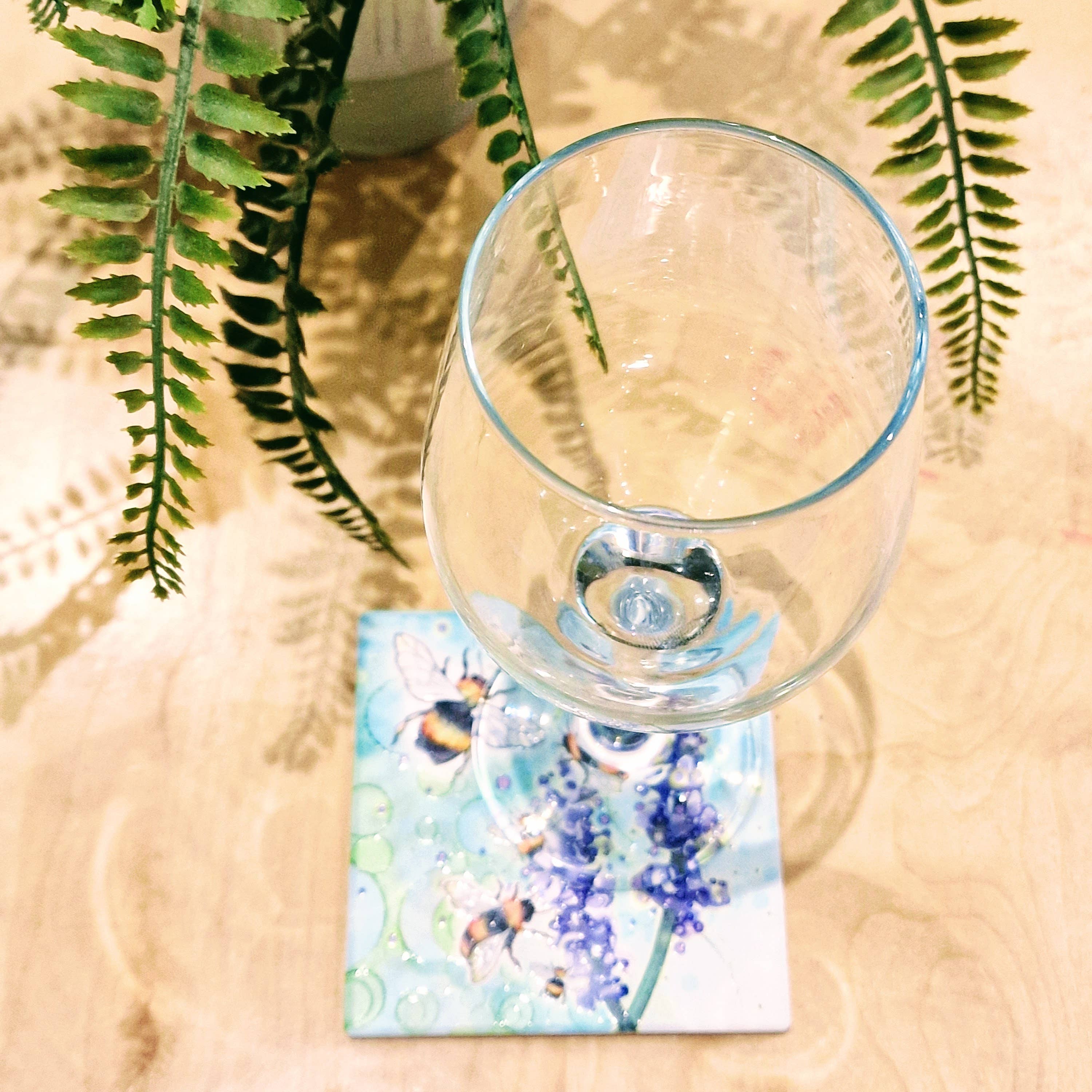 By Jo Crafts – Base de copos por atacado – 06-C  Porta-copos Abelha7