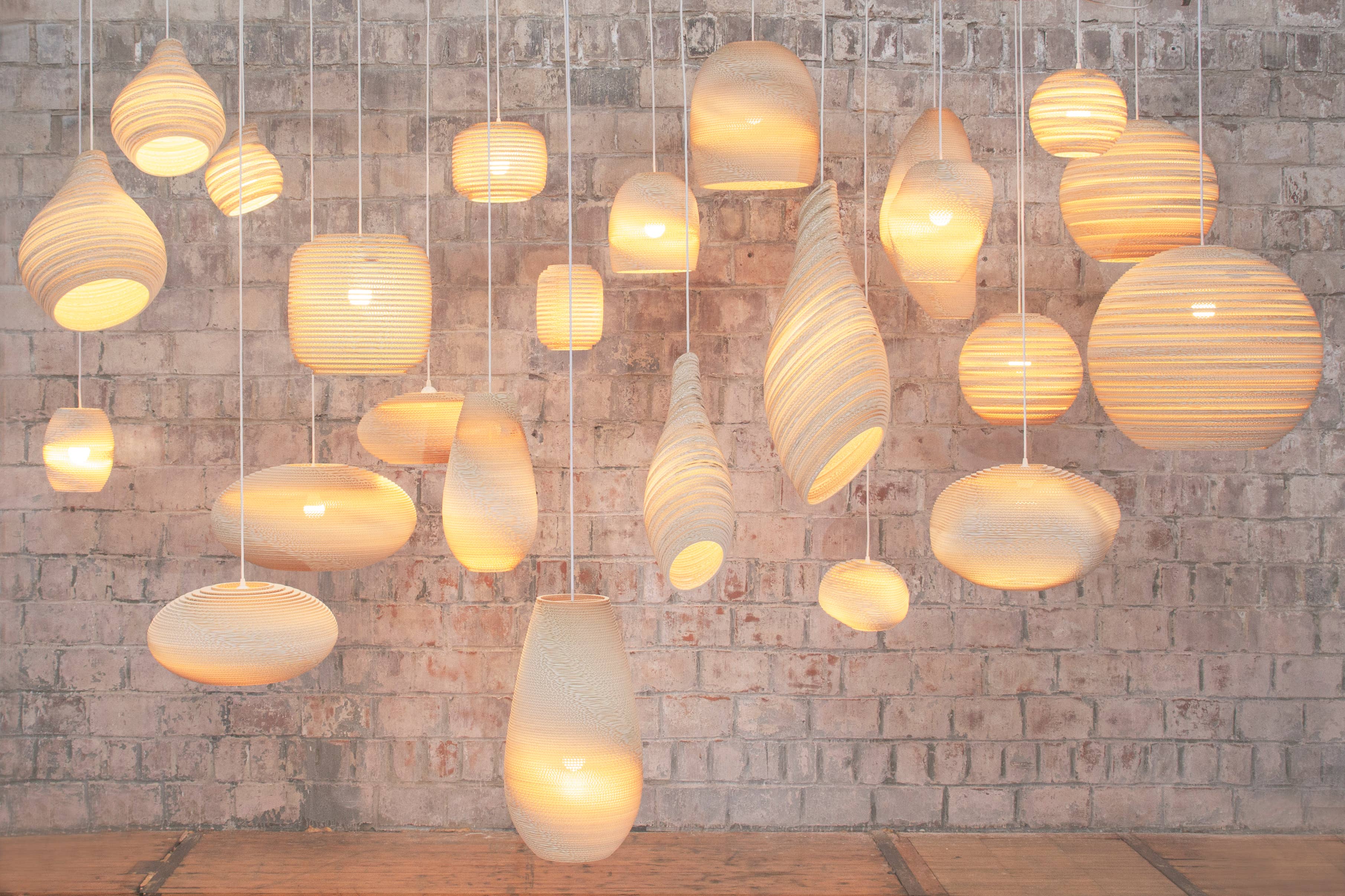 VANMOKUM - Vente Lustre/Suspension - Lampes suspendues artisanales GRAYPANTS Scraplights Disc25