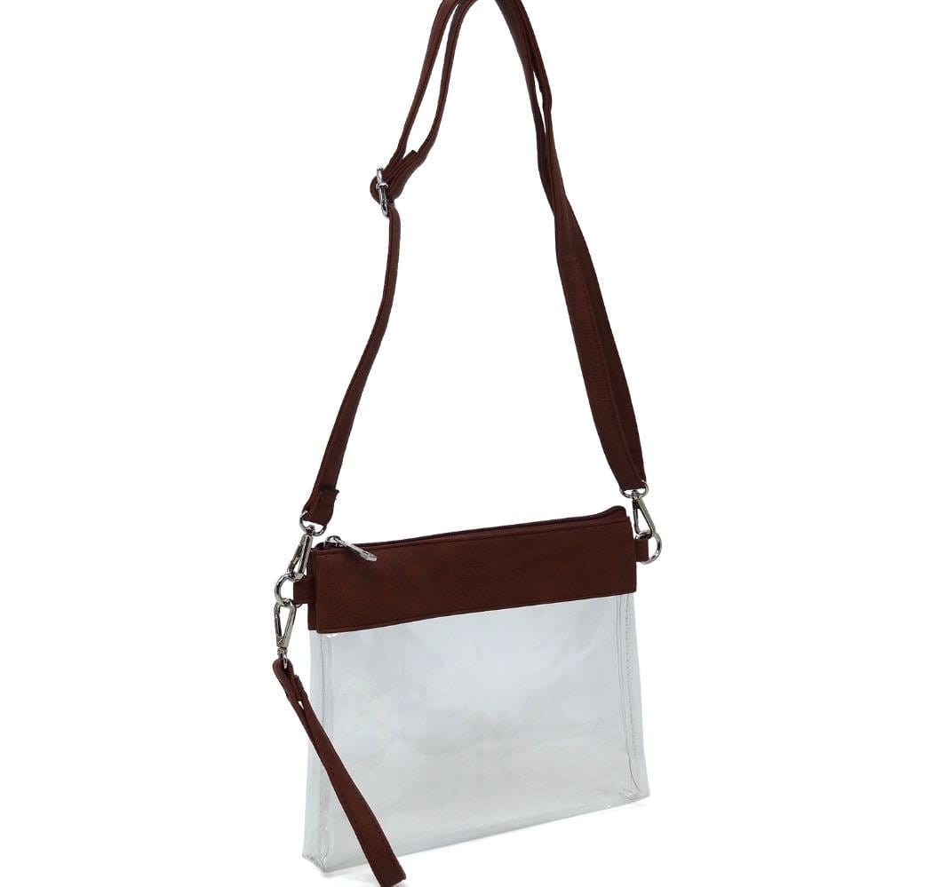MiMi Wholesale - Vente Sac à bandoulière – femme - Sac à bandoulière/pochette transparent Game Day AD200T7