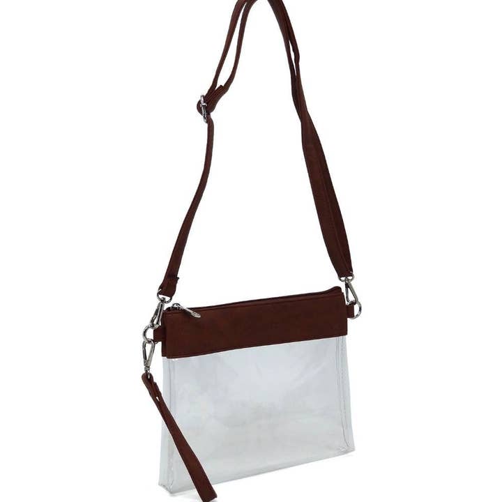 MiMi Wholesale - Vente Sac à bandoulière – femme - Sac à bandoulière/pochette transparent Game Day AD200T7