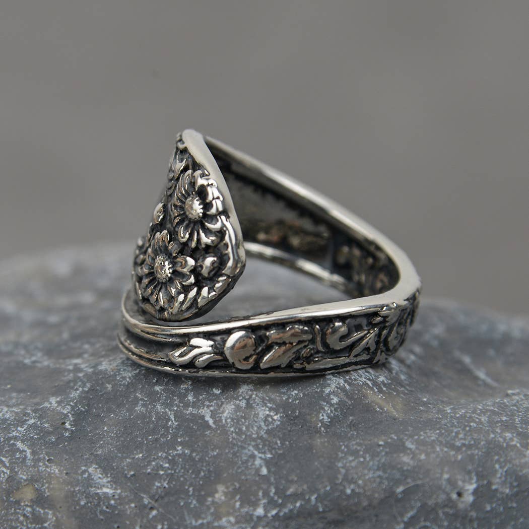 mildstyles - Wholesale Cocktail/Statement Ring - Vintage Daisy Spoon Ring1