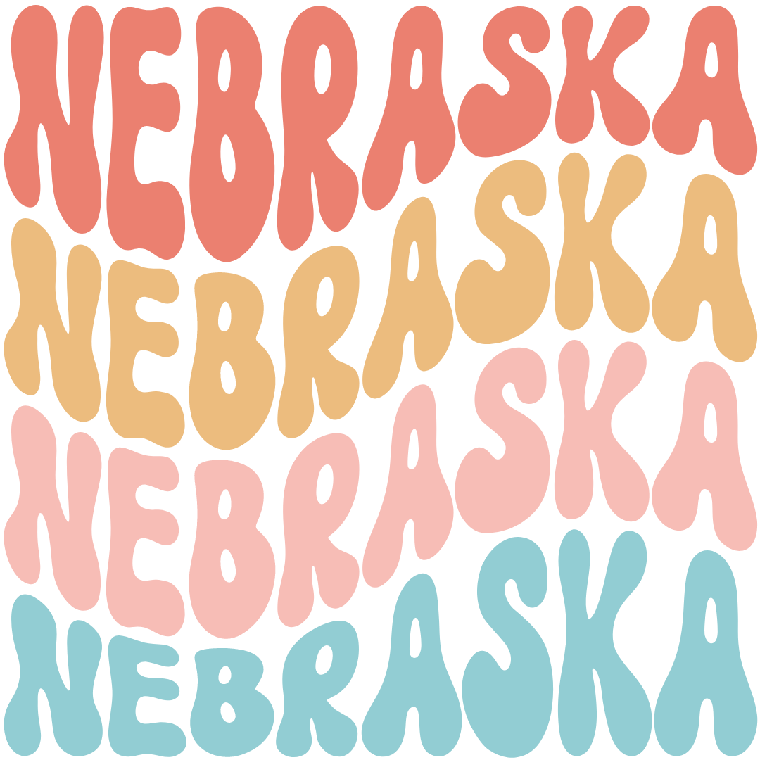 Daisy Mae Designs - Vente Aimants - Tous les 50 États Aimant Fort Acrylique Police Rétro – 2"x2"25