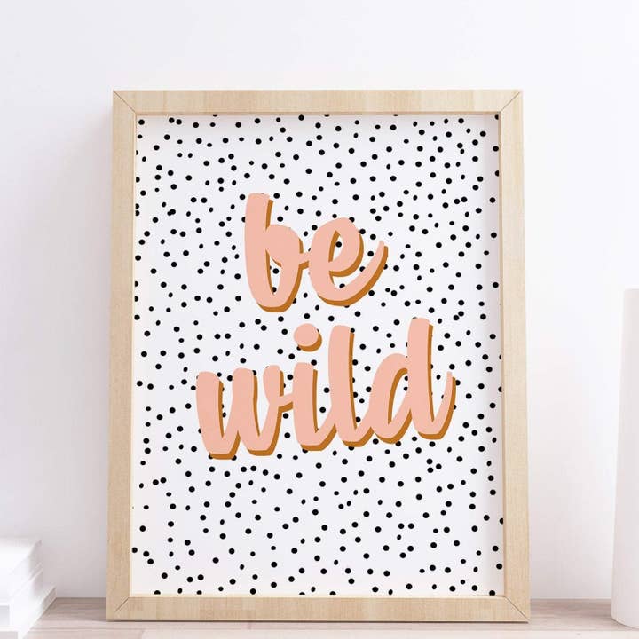 Be Wild Quote Spotty Animal Quotazione per la vendita all'ingrosso da parte di Design By Emma