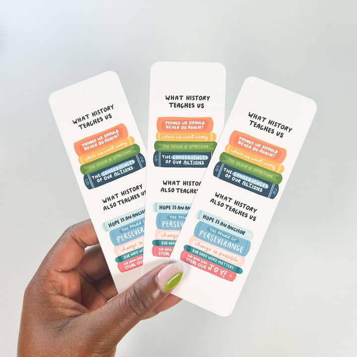 Oh Happy Dani - Wholesale Bookmark - What History Teaches Us Bookmark3