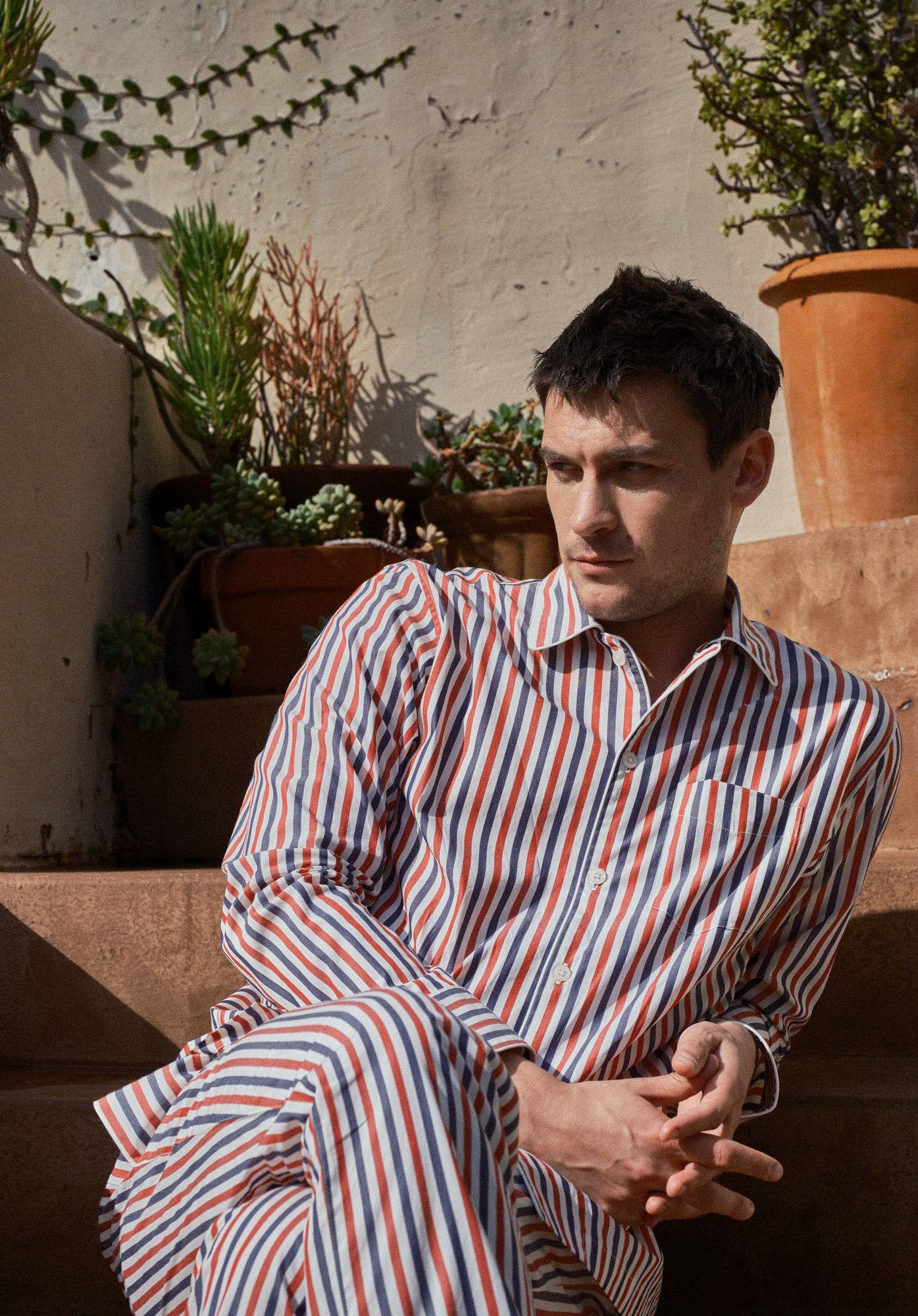 Henry Pajama Set in Americana Stripe for wholesale on Faire4