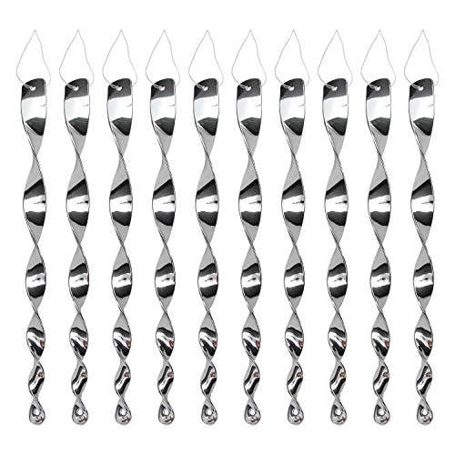 Bird Repellent Device Reflective Bird Diverters Hanging Spiral 11 inch 10 Pack for wholesale by Tapix