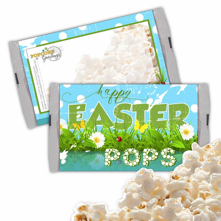 POPCORN GREETINGS Happy Easter Pops for wholesale by The Creative Idea Shop